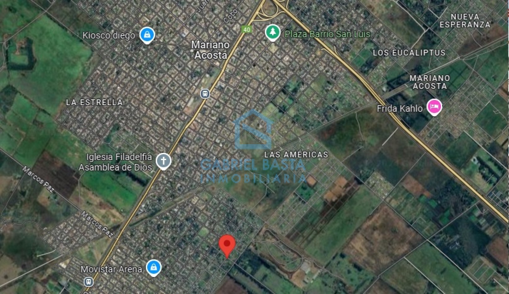 Terreno en esquina Mariano Acosta